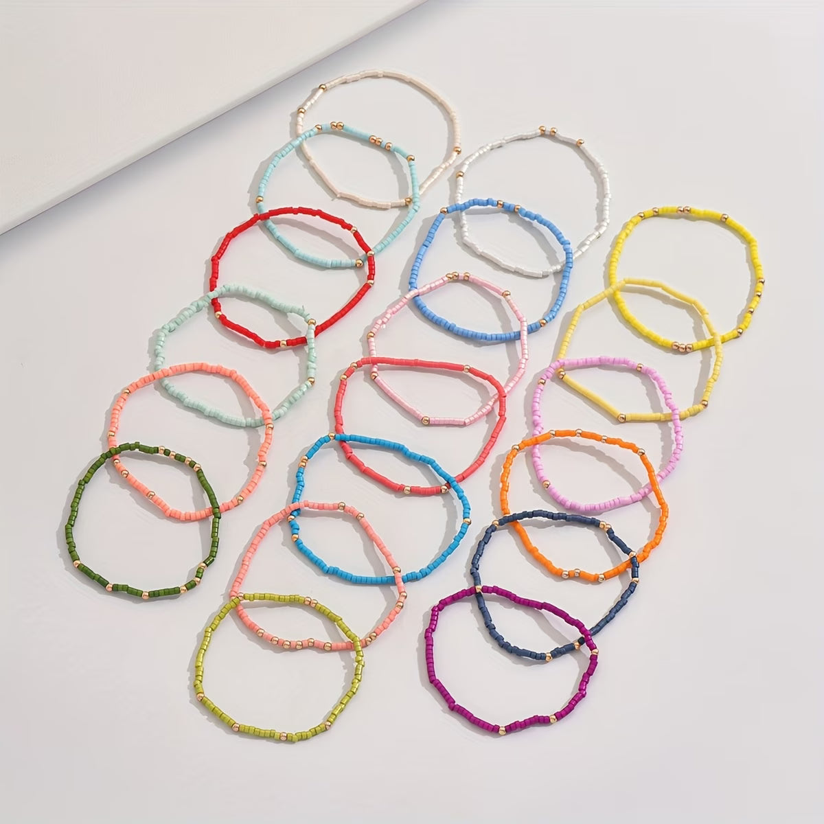 Boho Kleurrijke Kralen Armband Set