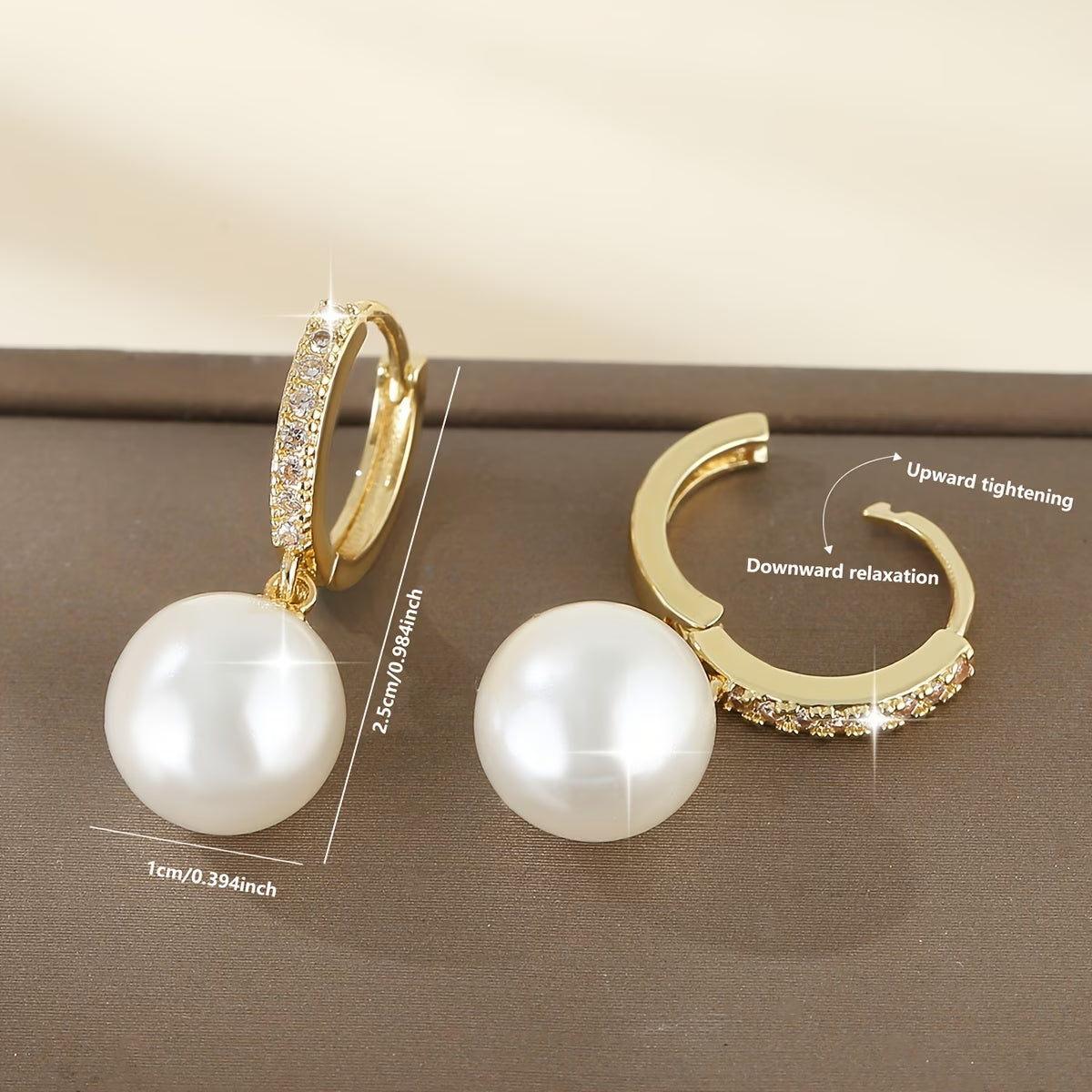 De Moderne Parel Dangle Oorbellen