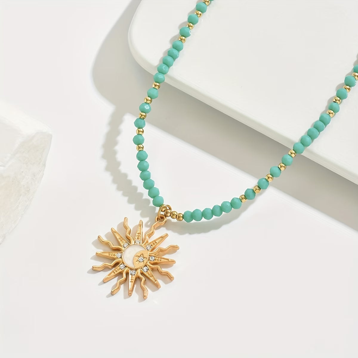 Turquoise ZonneSchijn Ketting