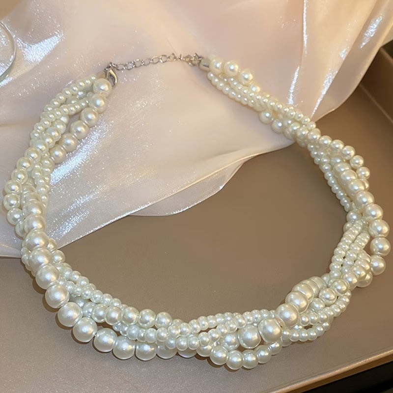 Elegante Statement Parelketting