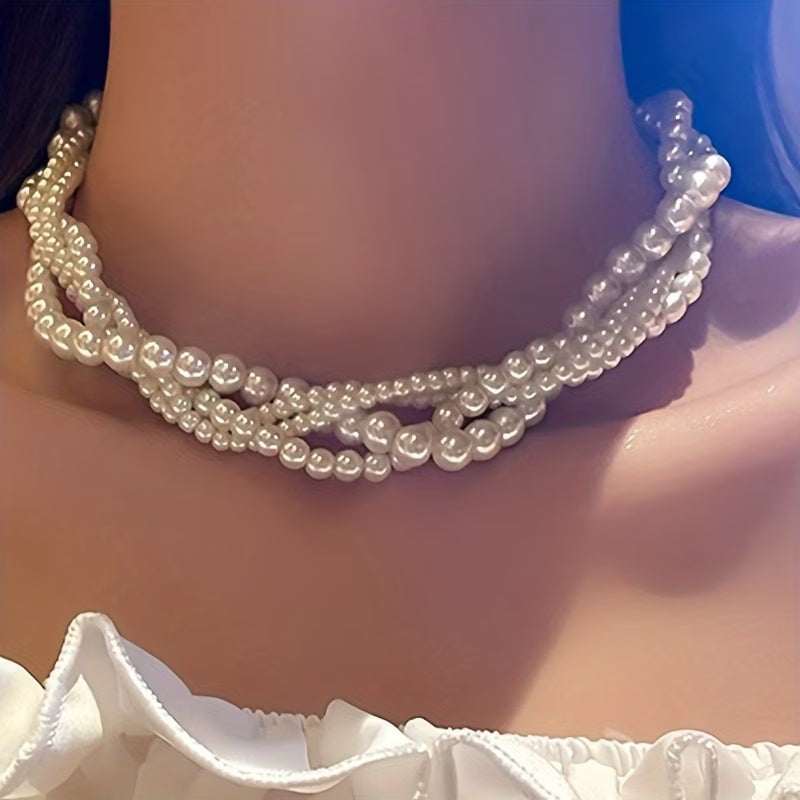 Elegante Statement Parelketting