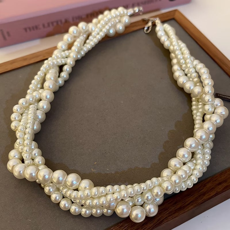 Elegante Statement Parelketting