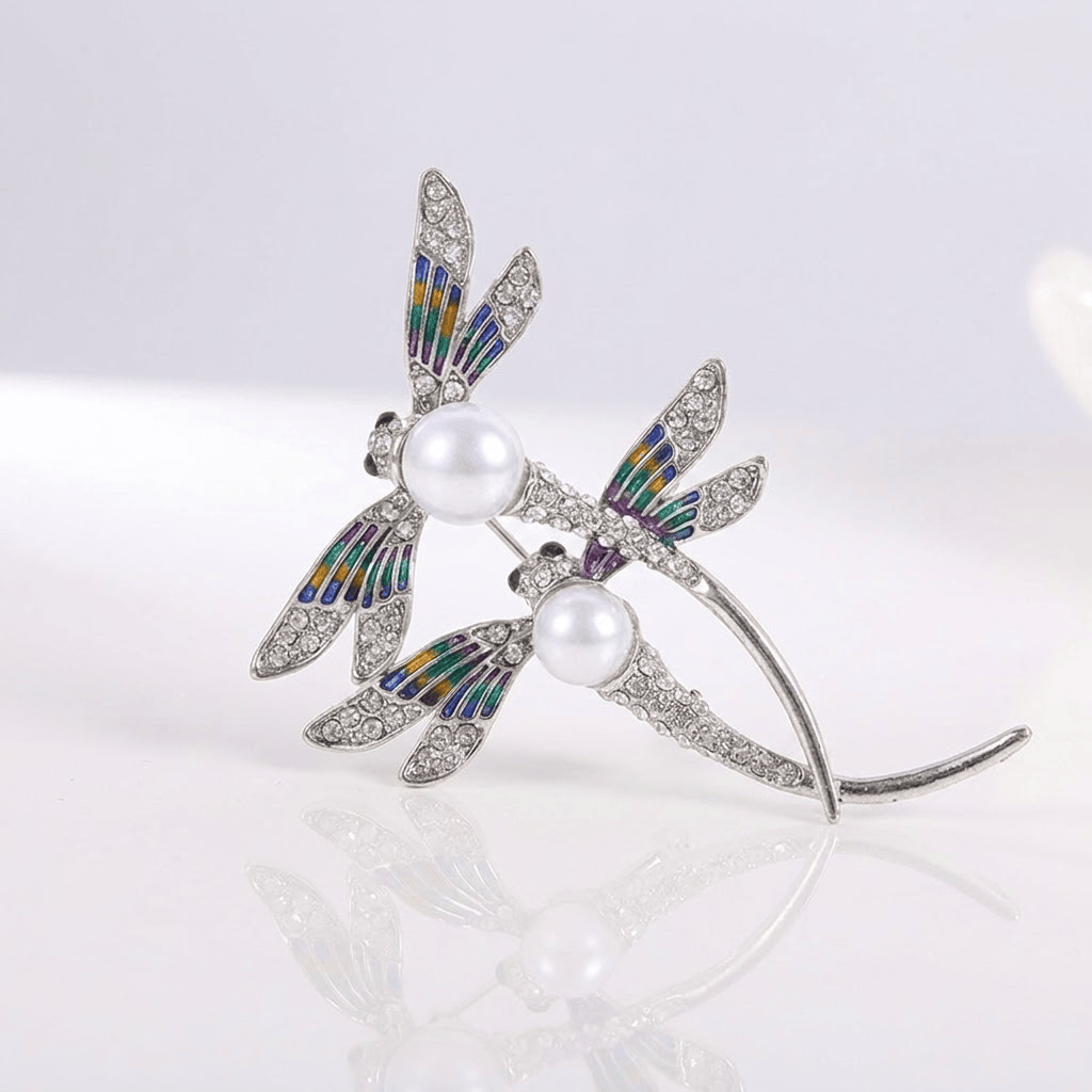 Elegante Vintage Libelle Parel Broche