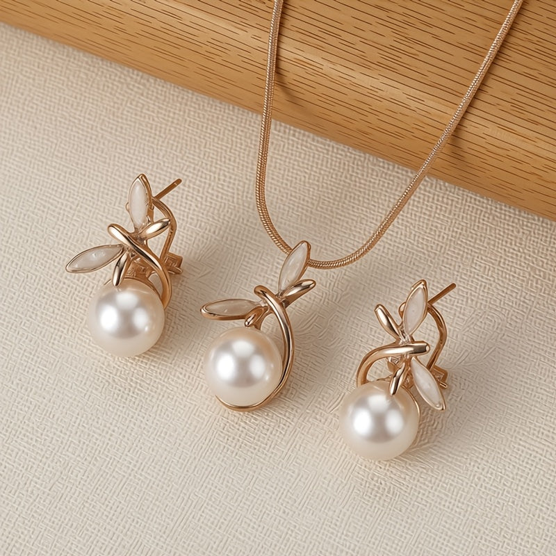Charmante Libelle Parel Sieraden Set