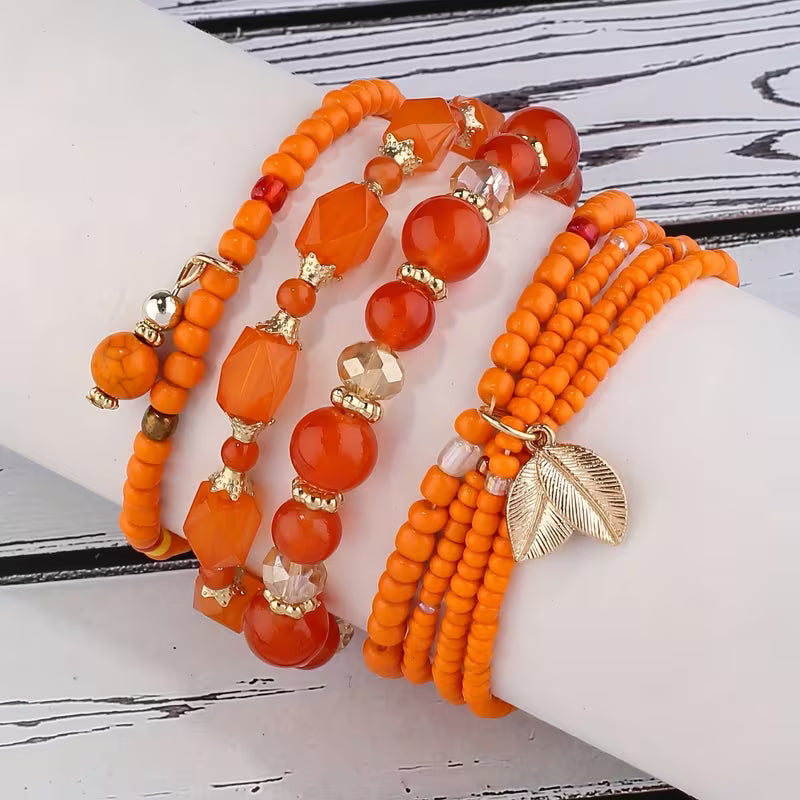 Elegante Kroon Turquoise Armband Set