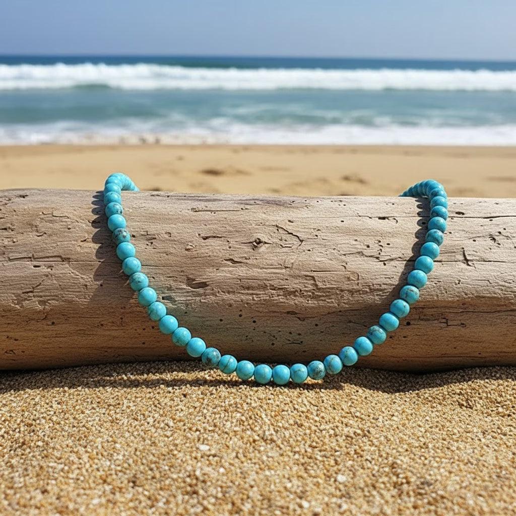 Klassieke Turquoise Kralenketting