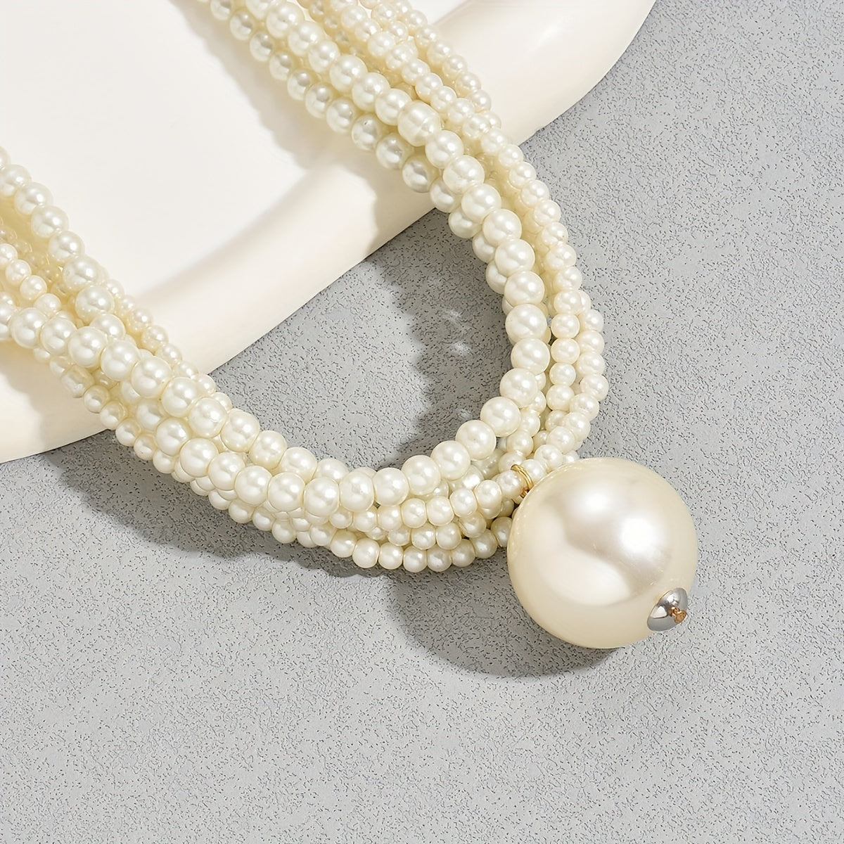 Grote Parel Statement Ketting