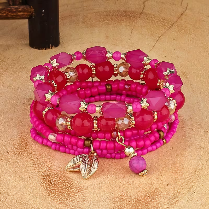 Elegante Kroon Turquoise Armband Set