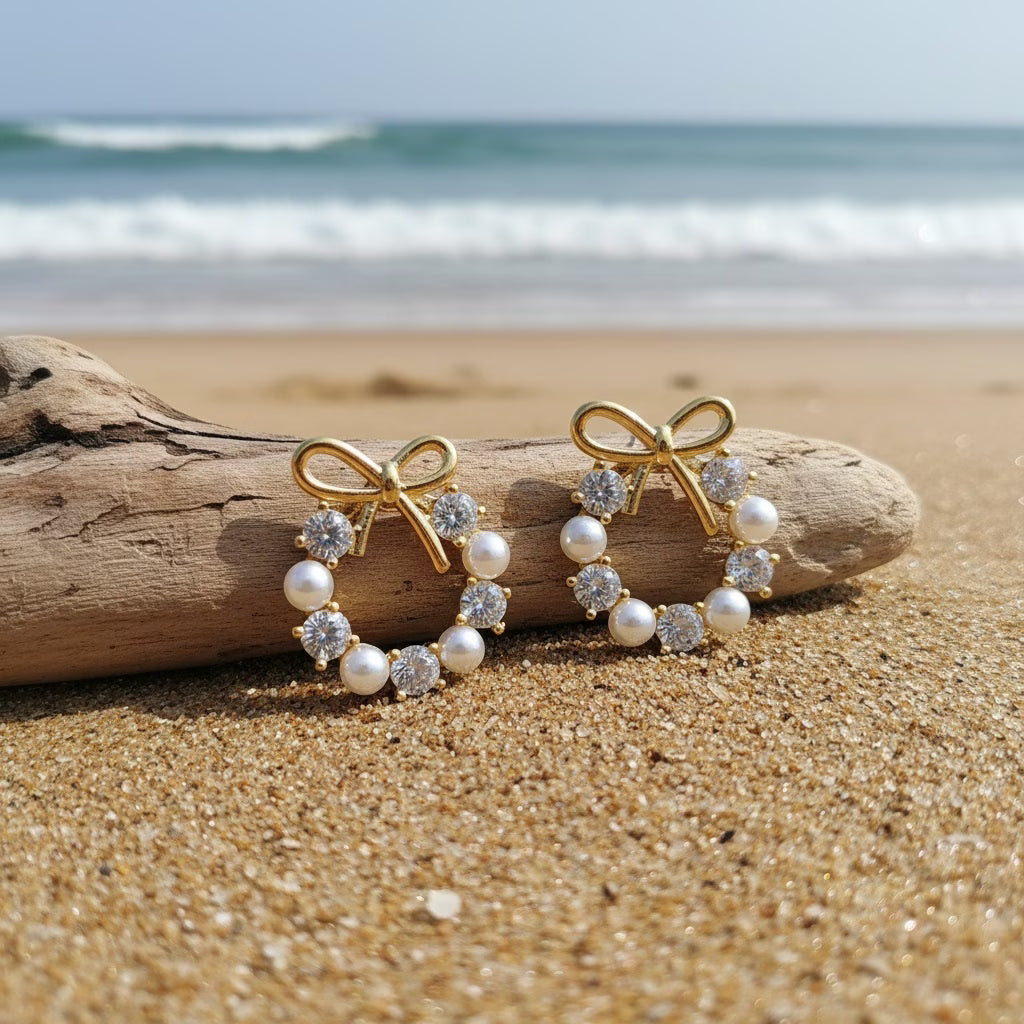 Elegante Pareloorbellen met Strik