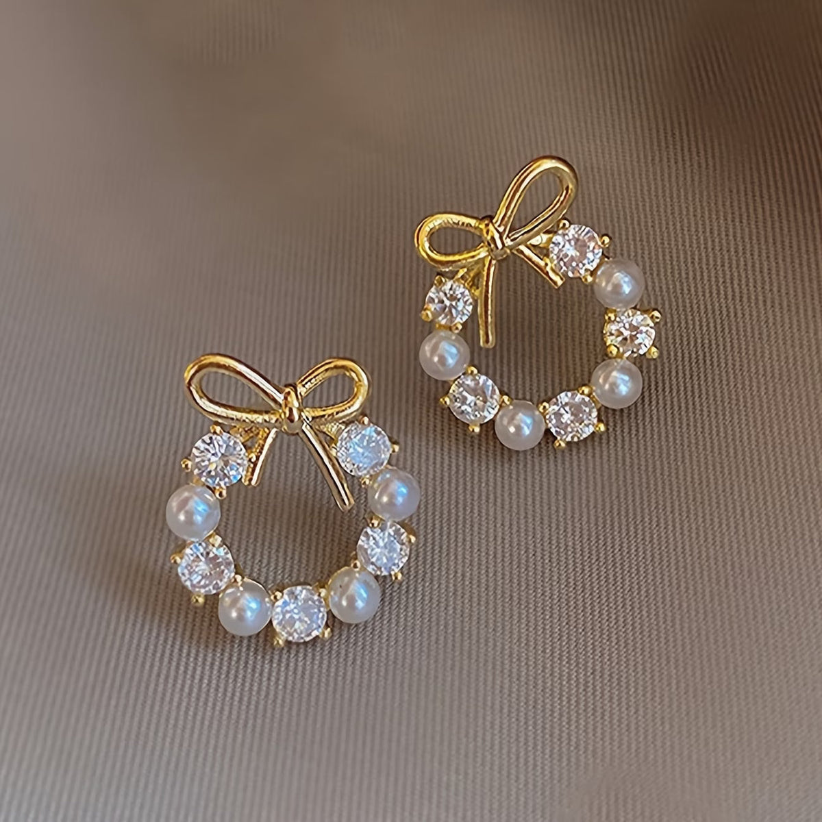 Elegante Pareloorbellen met Strik