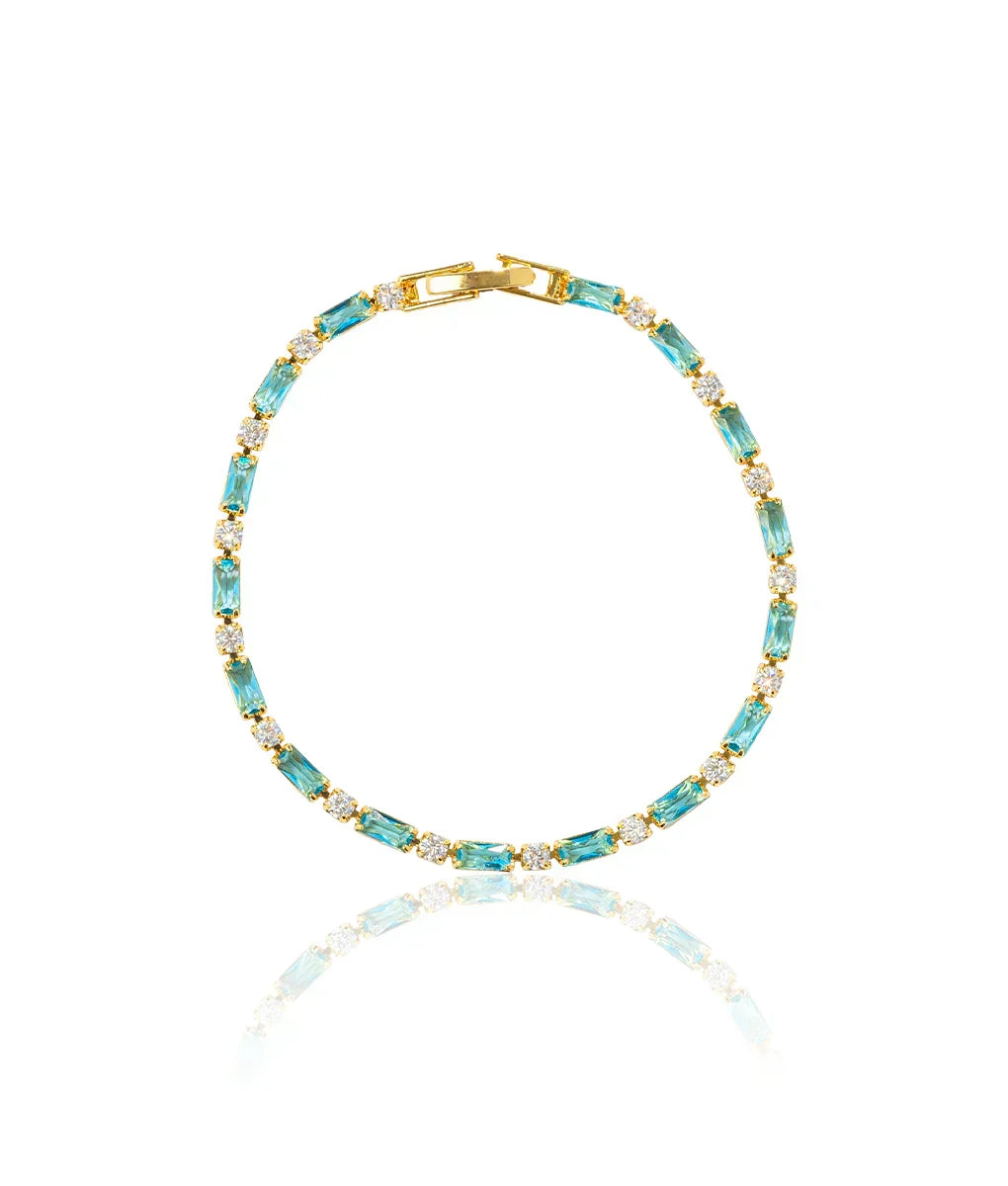 Fascinerende Gouden Turquoise Armband