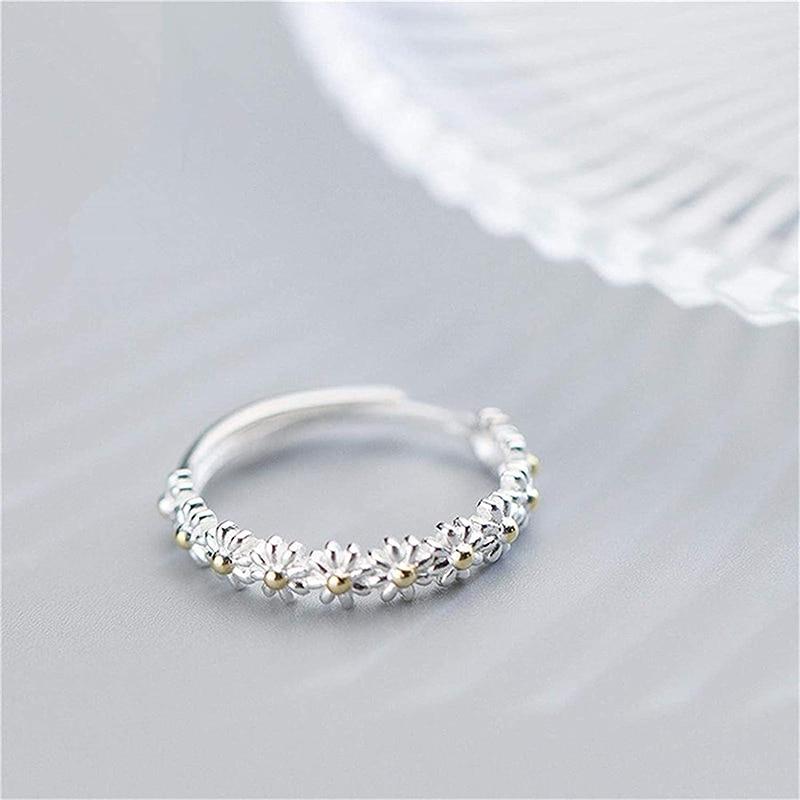 Margriet Ring – Zilver & Geschilderde Zachtheid