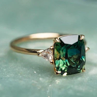 Gouden Ring met Vintage Geïnspireerde Steen