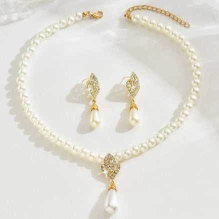 Vintage Klassiek Parelsieraden Set