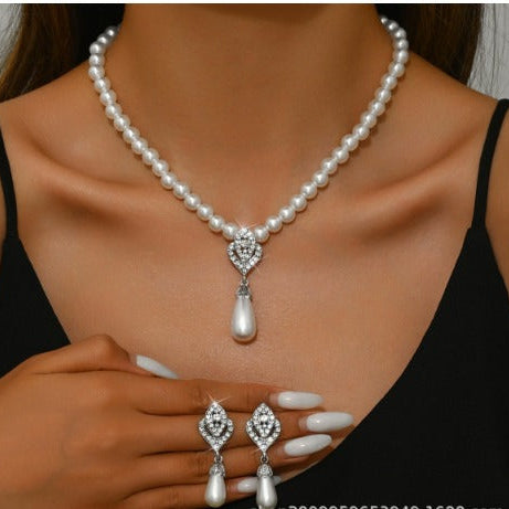 Vintage Klassiek Parelsieraden Set