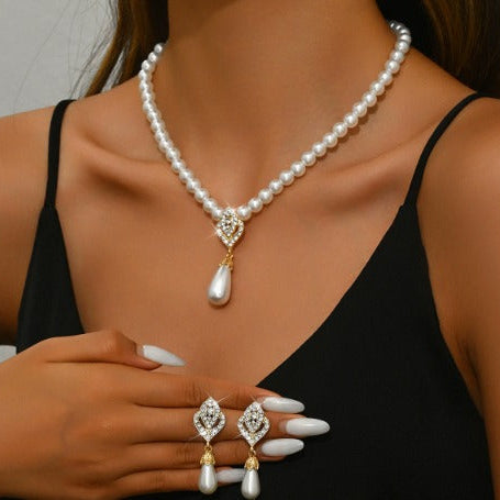 Vintage Klassiek Parelsieraden Set