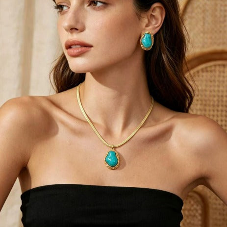 Elegante Barokke Parel Sieraad Set
