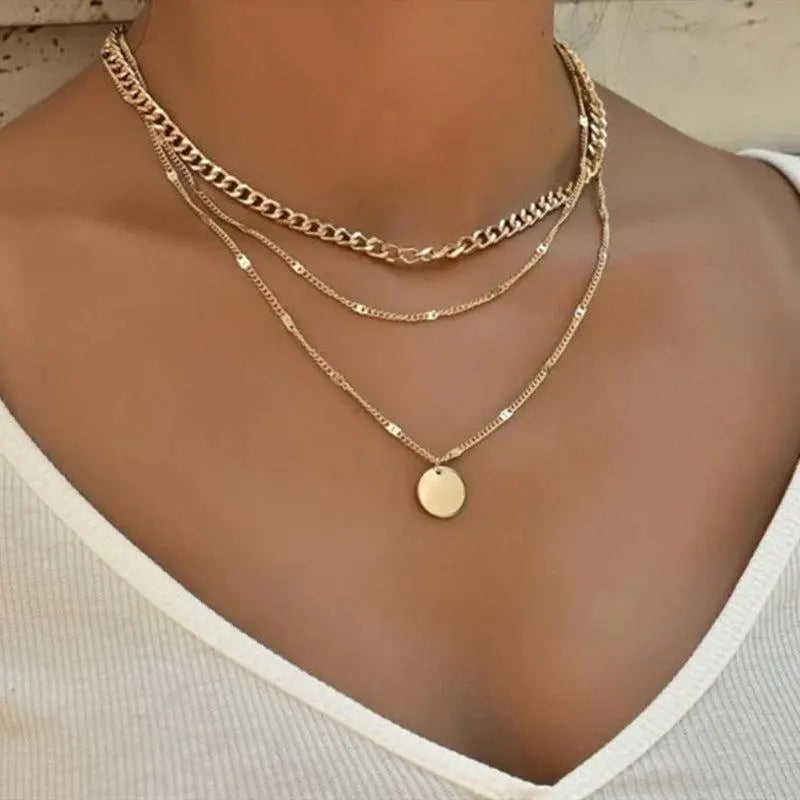 Elegante Gouden en Zilveren Ketting