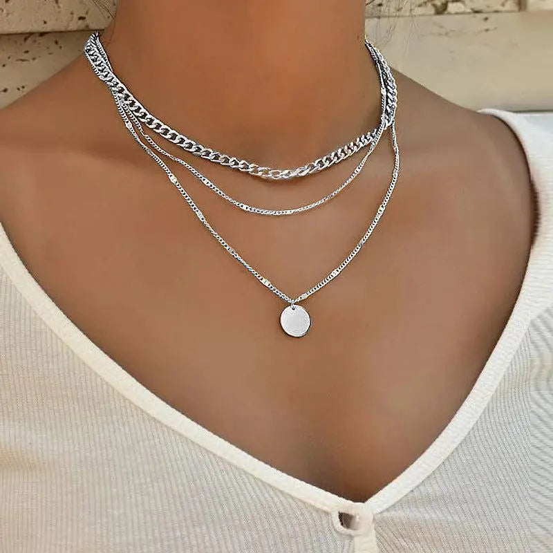 Elegante Gouden en Zilveren Ketting