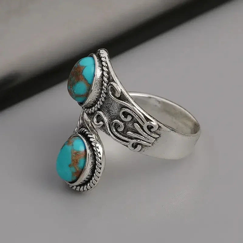 Prestige Turquoise Zilveren Ring