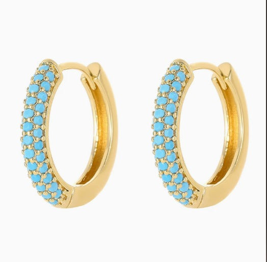 Premium Charmante Turquoise Oorbellen