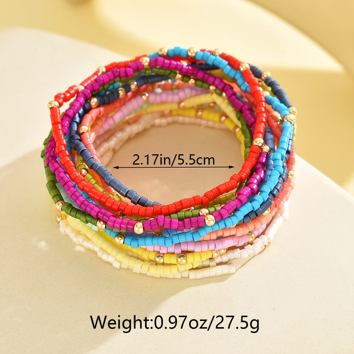 Boho Kleurrijke Kralen Armband Set