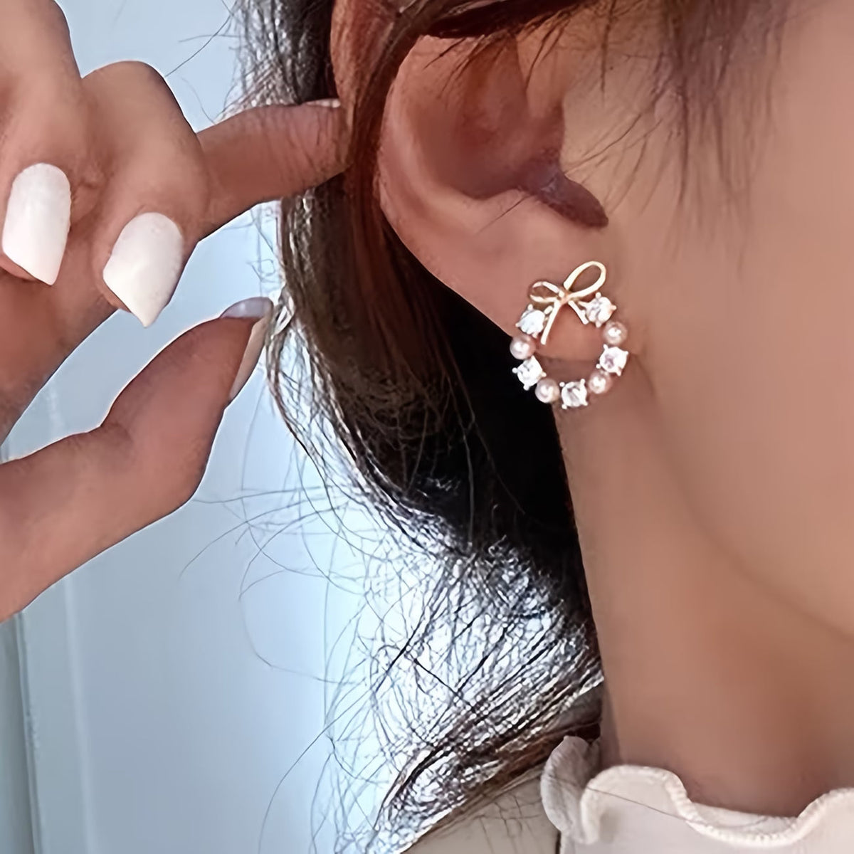 Elegante Pareloorbellen met Strik