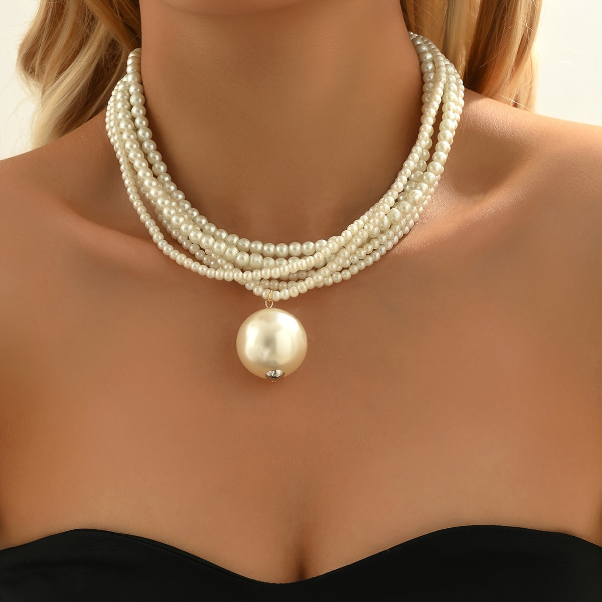 Grote Parel Statement Ketting