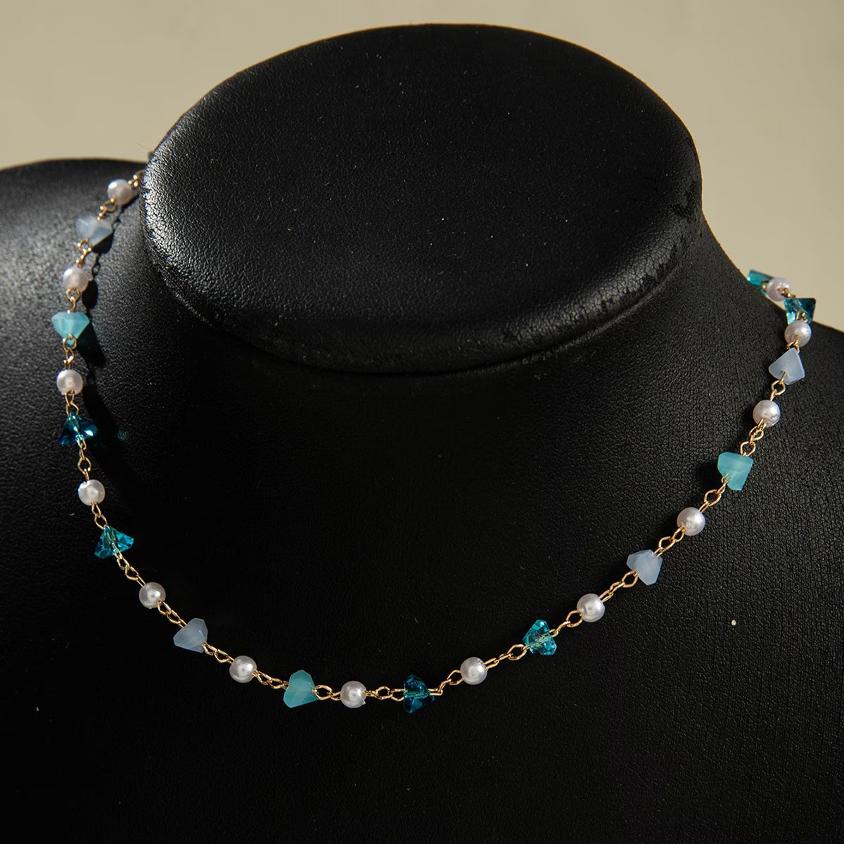 Subtiele Parels en Turquoise Kralen Armband