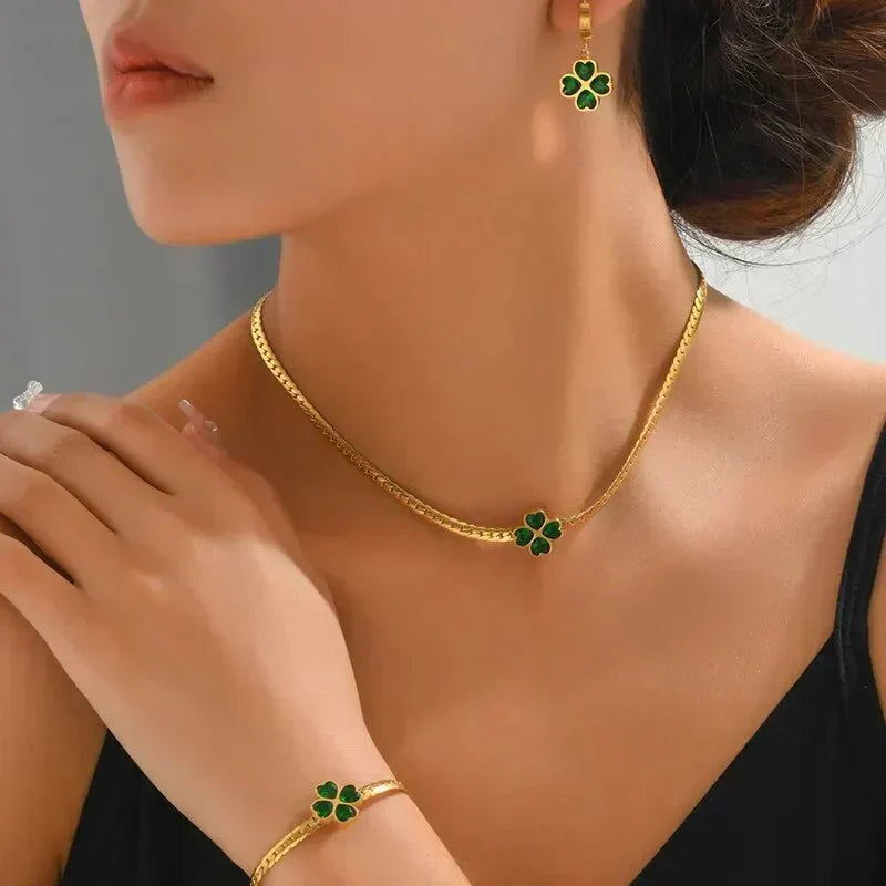 Klaveren Sieraden Set