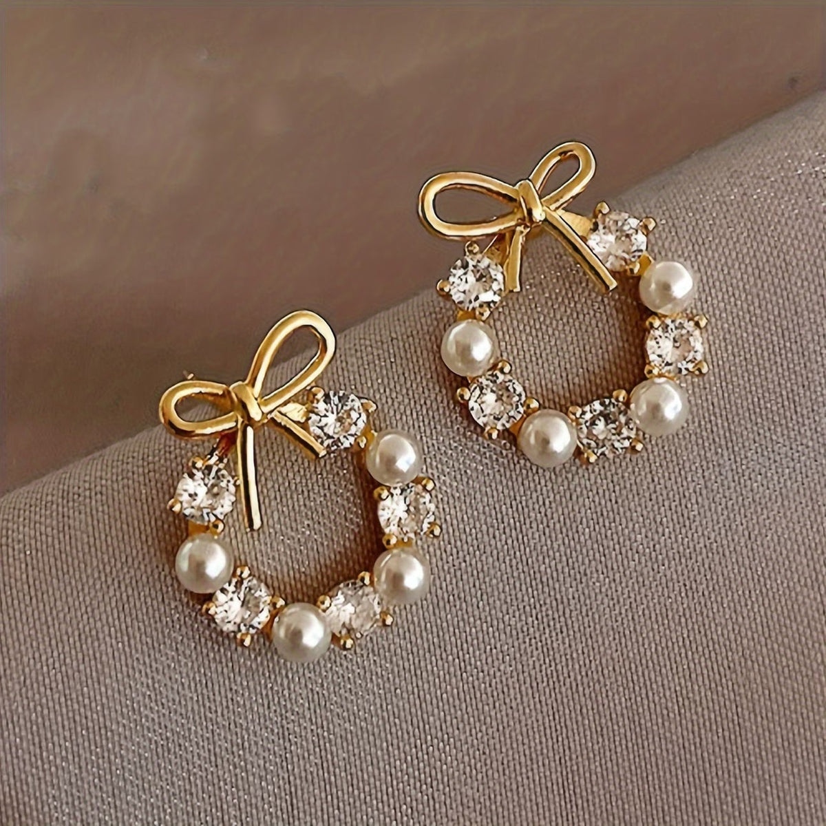 Elegante Pareloorbellen met Strik