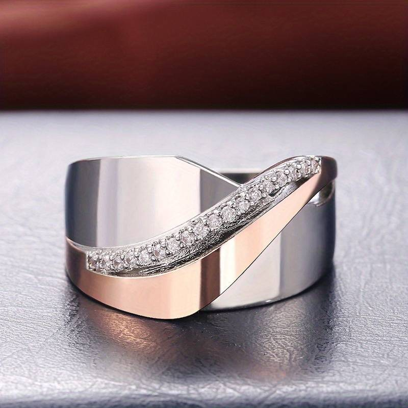 Elegante Ring in Glanzend Roségoud