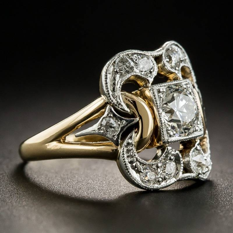 Gouden Ring Elegance™ – Zirconium Glans