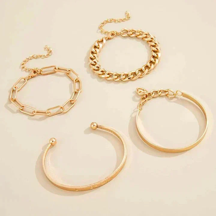 Bracelet Élan Mercer in Wit Goud