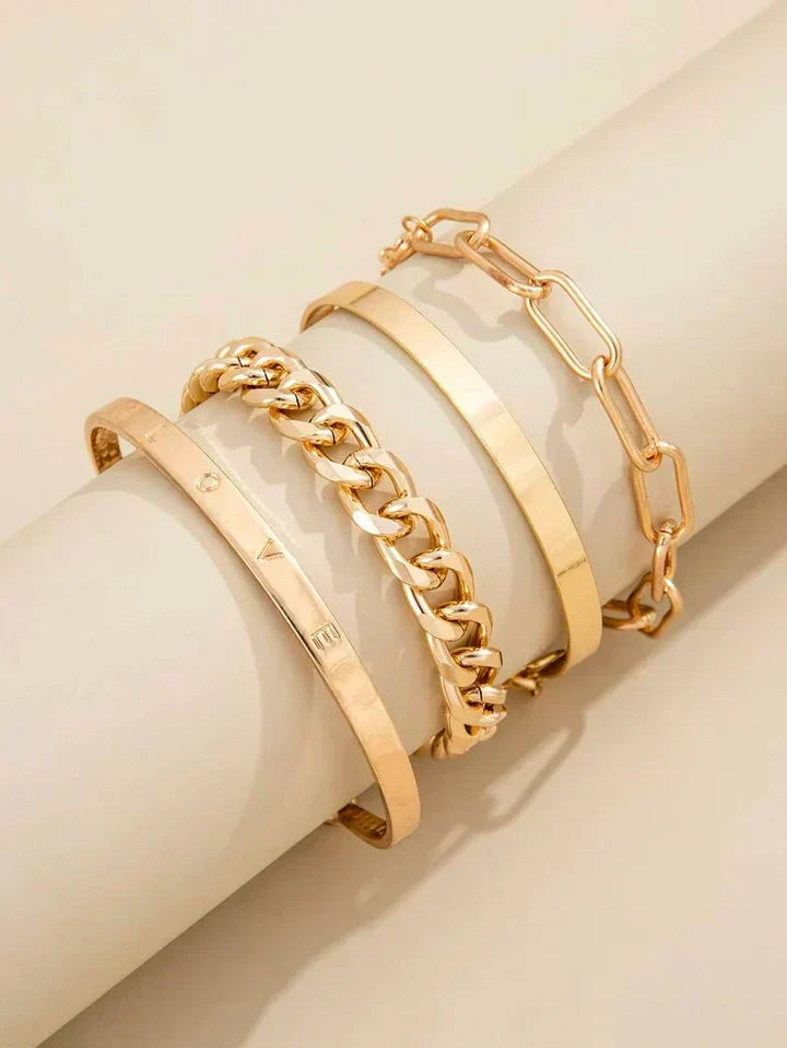 Bracelet Élan Mercer in Wit Goud